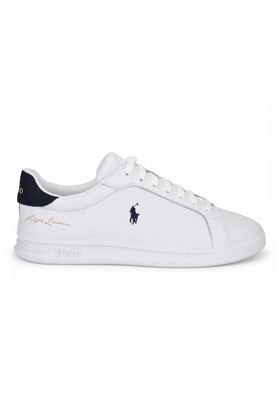 Sneaker uomo Polo in pelle colore bianco. POLO RALPH LAURENT | 809P10044-002